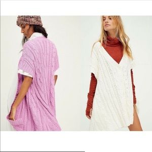 Free People Swingin Swing Sweater Vest Mini Dress